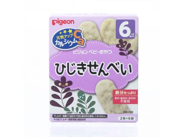 Bánh ăn dặm Pigeon vị rong biển cho bé 6M+