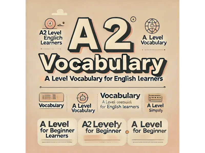 A2 Vocabulary Lessons